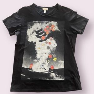 Diesel Black Tee with Graphics